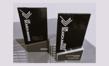 Volvox Digital - SEO Winner - UK Search Awards 2022 & 2023